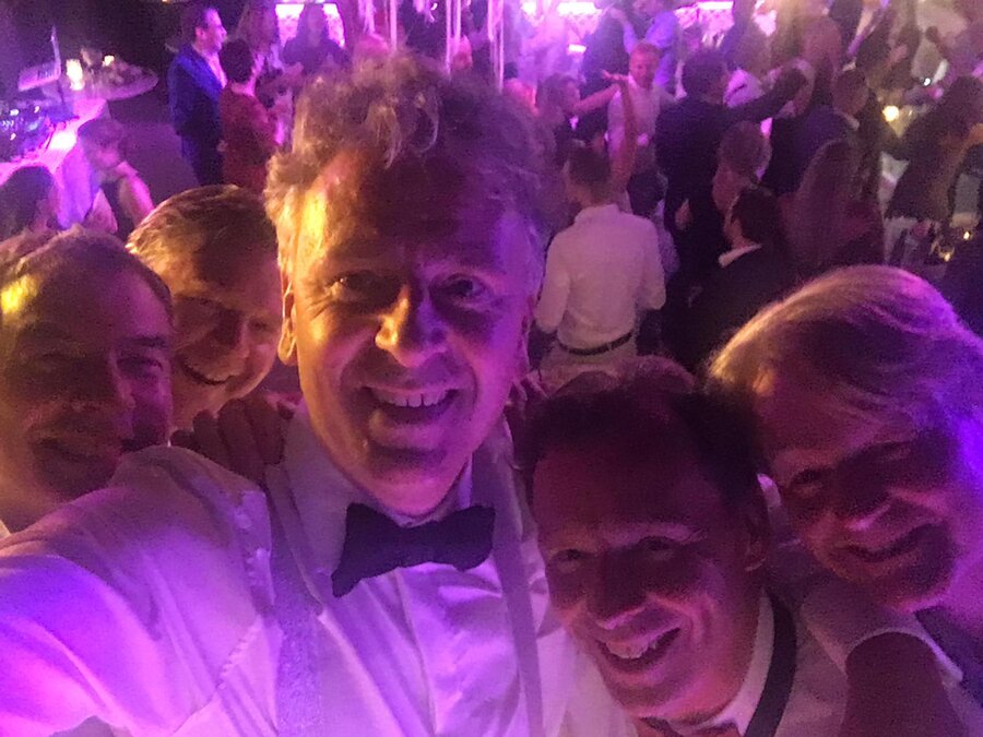 The Cash Cows tussen het publiek